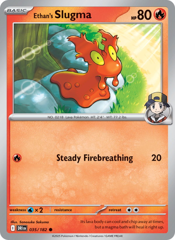 Ethan's Slugma 035/244 — Destined Rivals (English Pokémon TCG card)