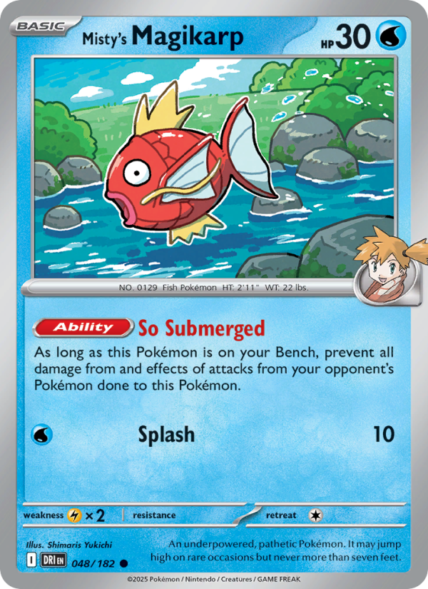Misty's Magikarp 048/244 — Destined Rivals (English Pokémon TCG card)