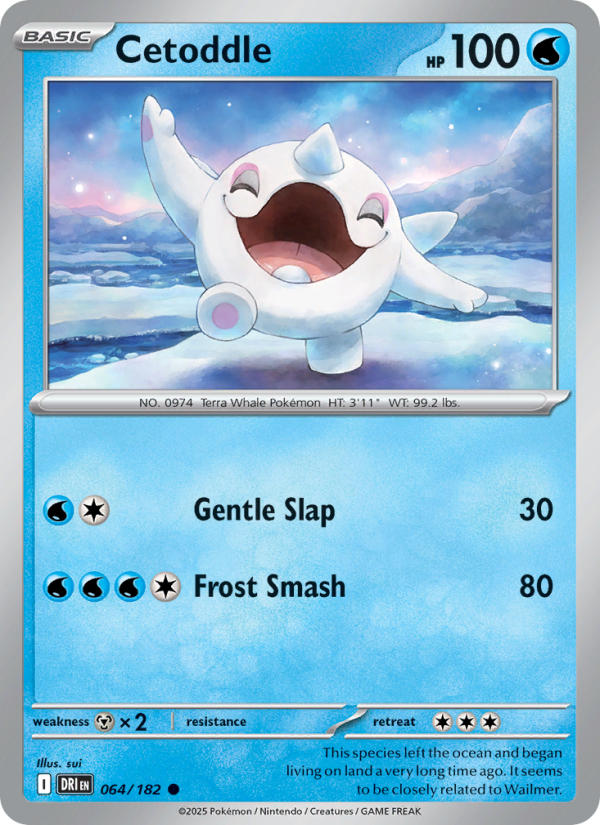 Cetoddle 064/244 — Destined Rivals (English Pokémon TCG card)