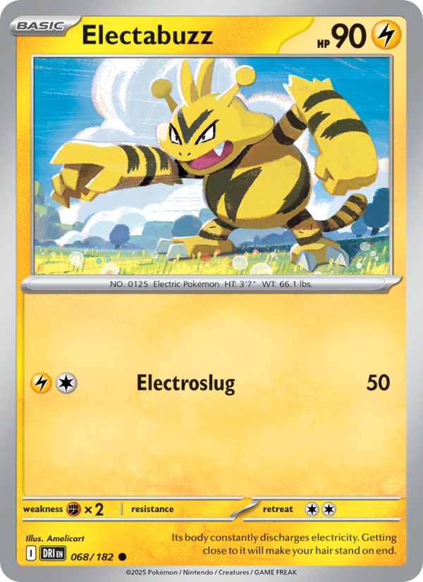 Electabuzz 068/244 — Destined Rivals (English Pokémon TCG card)