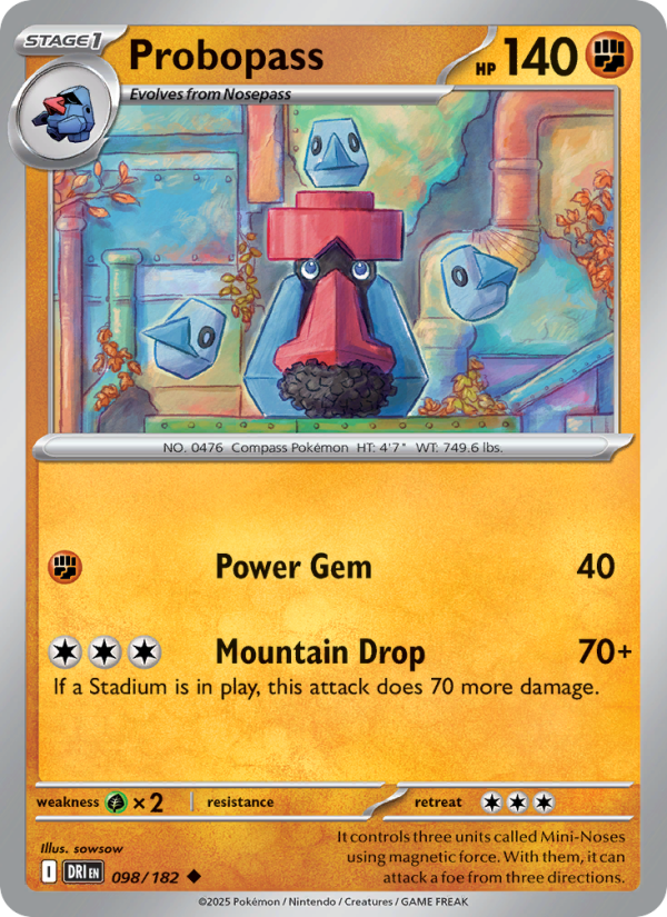 Probopass 098/244 — Destined Rivals (English Pokémon TCG card)