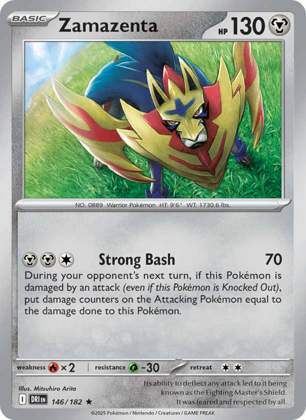 Zamazenta 146/244 — Destined Rivals (English Pokémon TCG card)