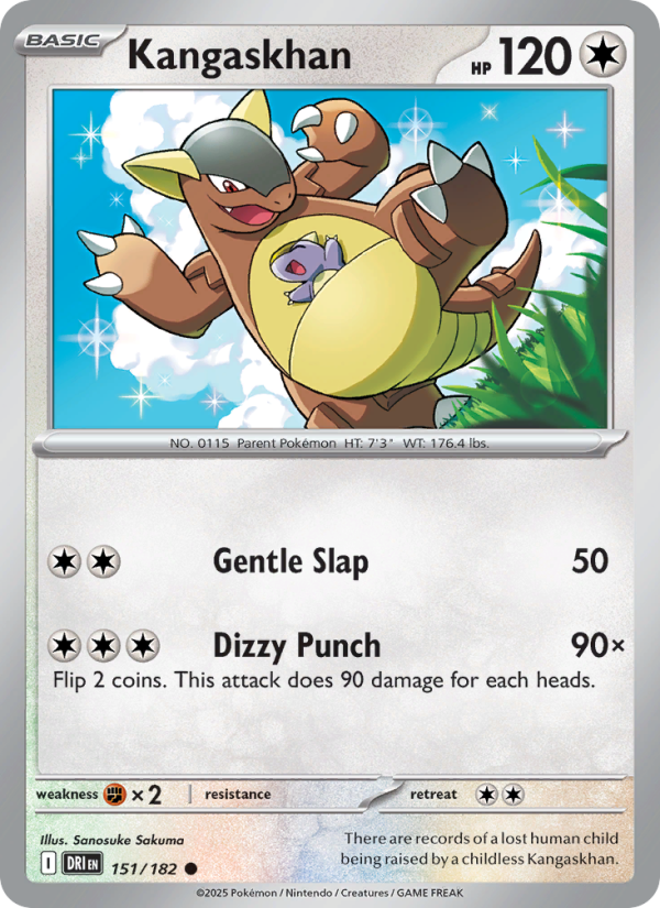 Kangaskhan 151/244 — Destined Rivals (English Pokémon TCG card)