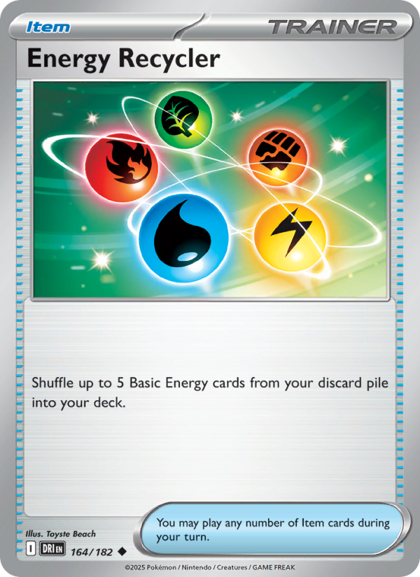 Energy Recycler 164/244 — Destined Rivals (English Pokémon TCG card)