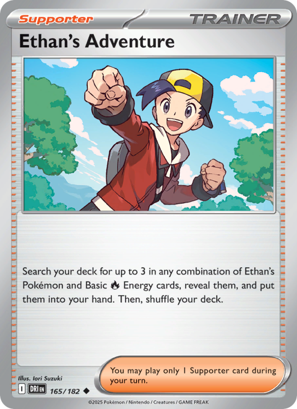 Ethan's Adventure 165/244 — Destined Rivals (English Pokémon TCG card)