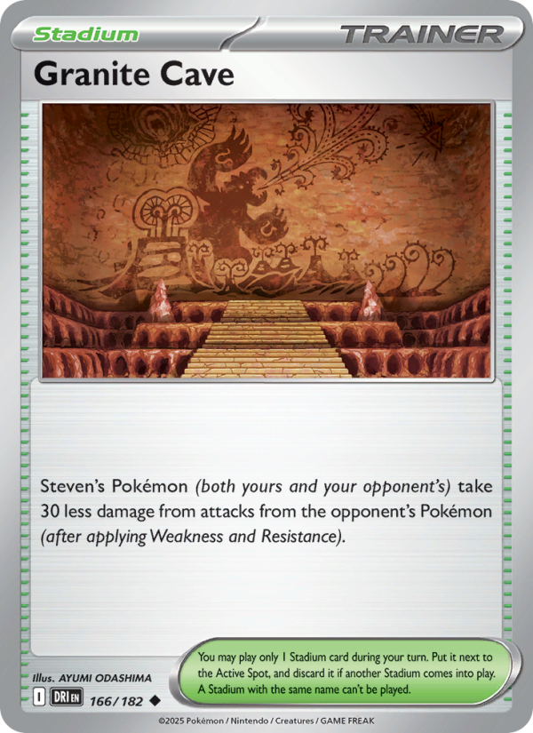 Granite Cave 166/244 — Destined Rivals (English Pokémon TCG card)