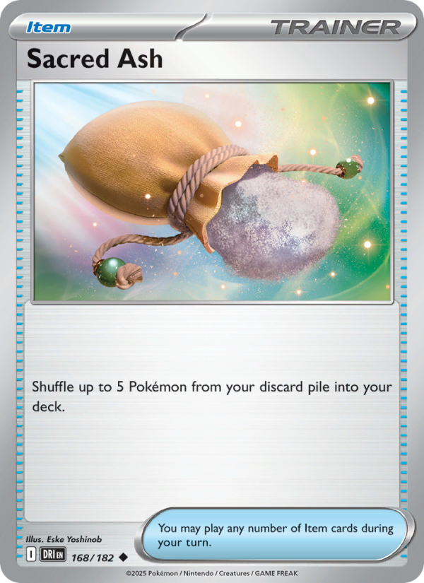 Sacred Ash 168/244 — Destined Rivals (English Pokémon TCG card)