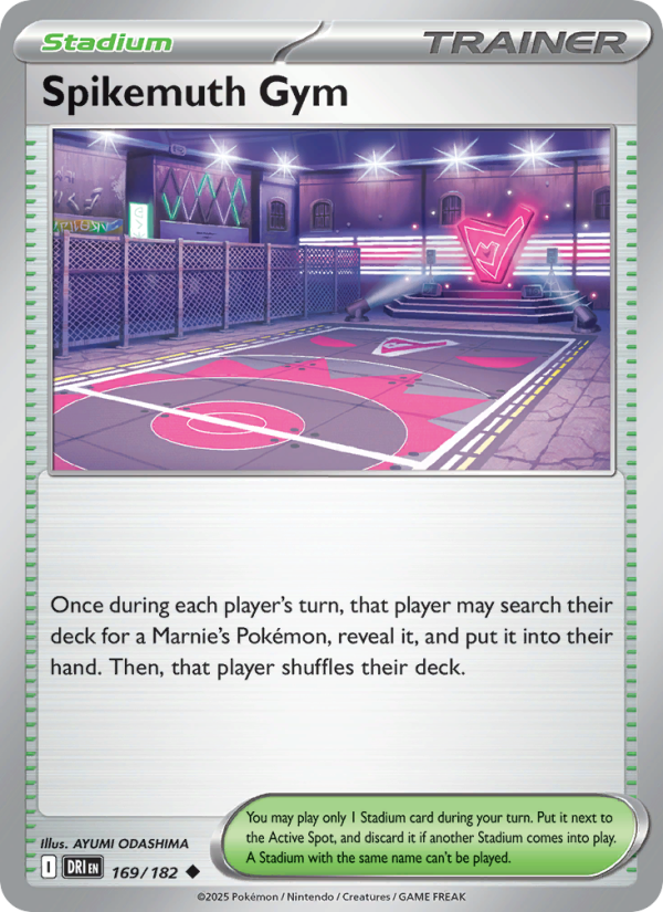Spikemuth Gym 169/244 — Destined Rivals (English Pokémon TCG card)