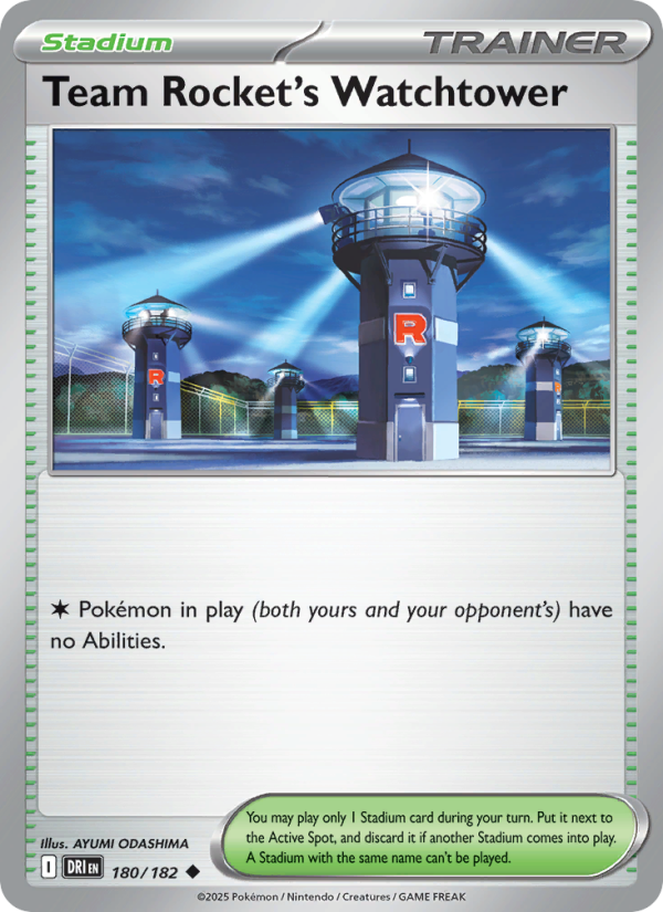 Team Rocket's Watchtower 180/244 — Destined Rivals (English Pokémon TCG card)