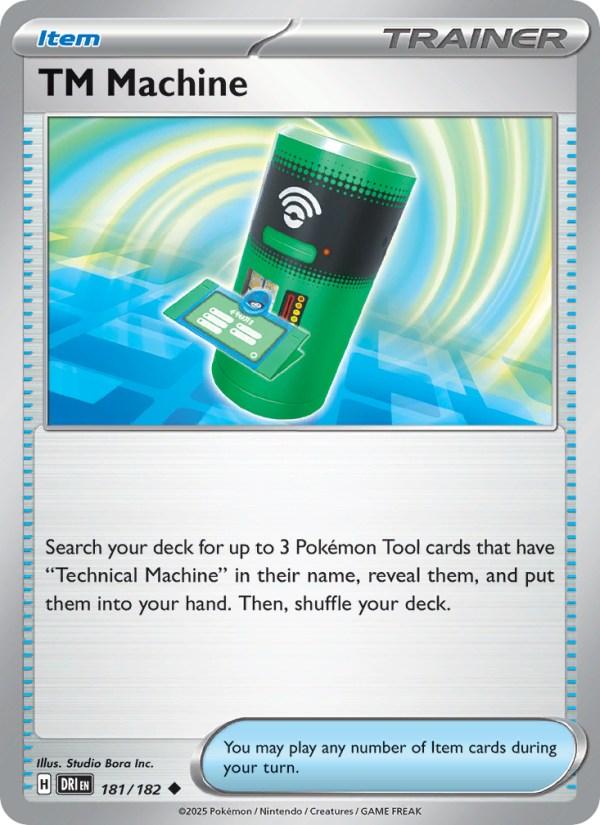 TM Machine 181/244 — Destined Rivals (English Pokémon TCG card)