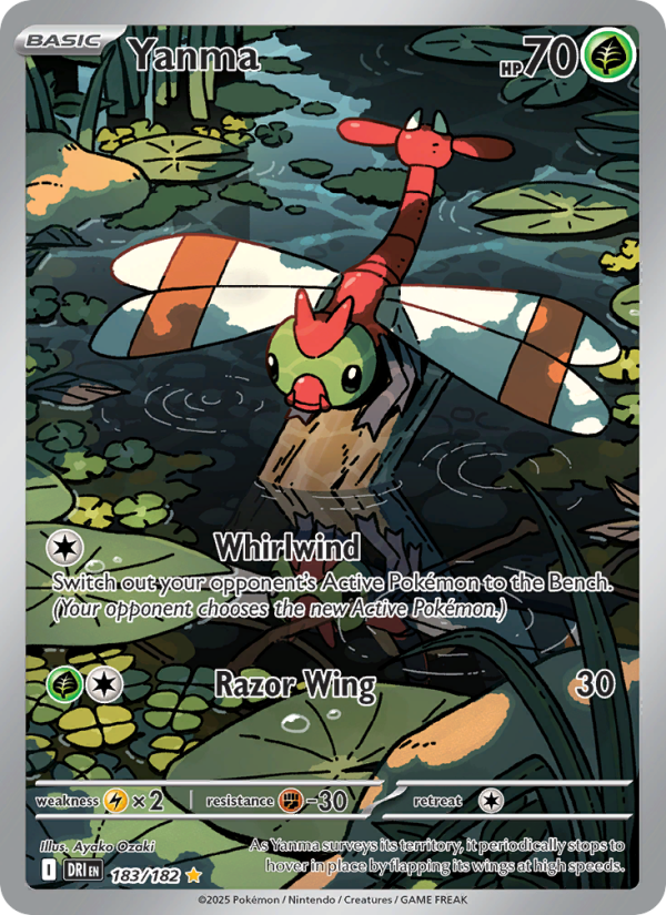 Yanma 183/244 — Destined Rivals (English Pokémon TCG card)