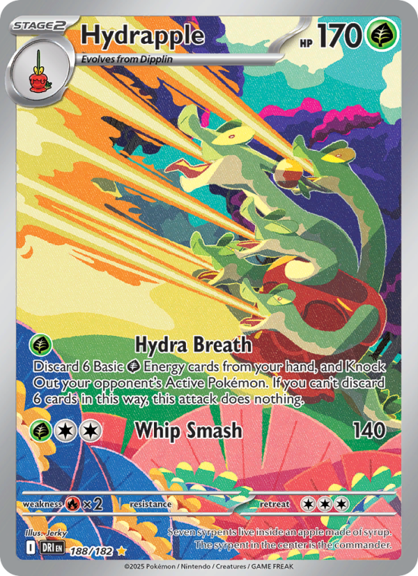 Hydrapple 188/244 — Destined Rivals (English Pokémon TCG card)