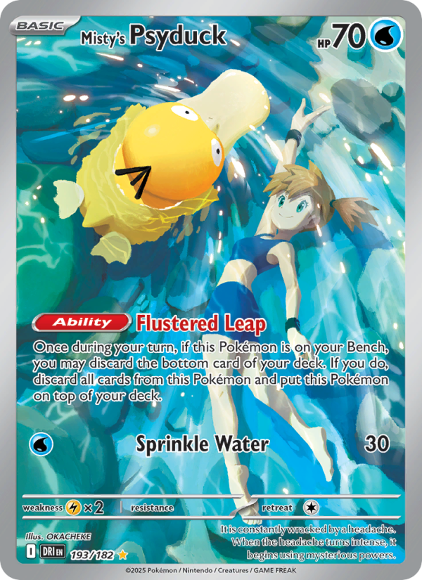 Misty's Psyduck 193/244 — Destined Rivals (English Pokémon TCG card)