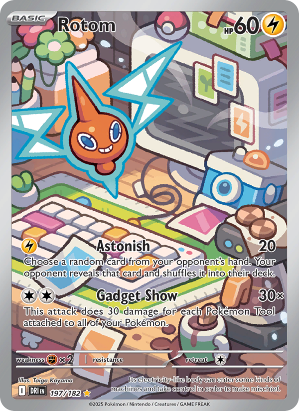 Rotom 197/244 — Destined Rivals (English Pokémon TCG card)