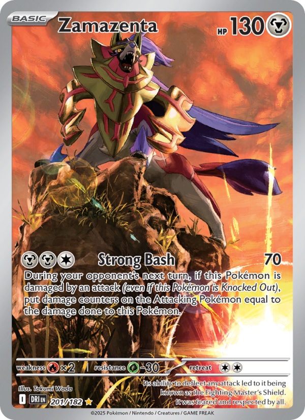 Zamazenta 201/244 — Destined Rivals (English Pokémon TCG card)