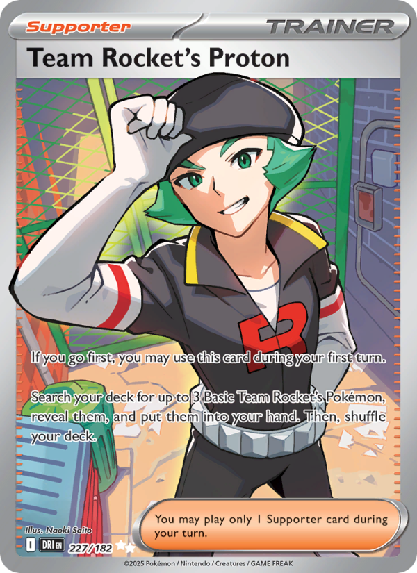 Team Rocket's Proton 227/244 — Destined Rivals (English Pokémon TCG card)