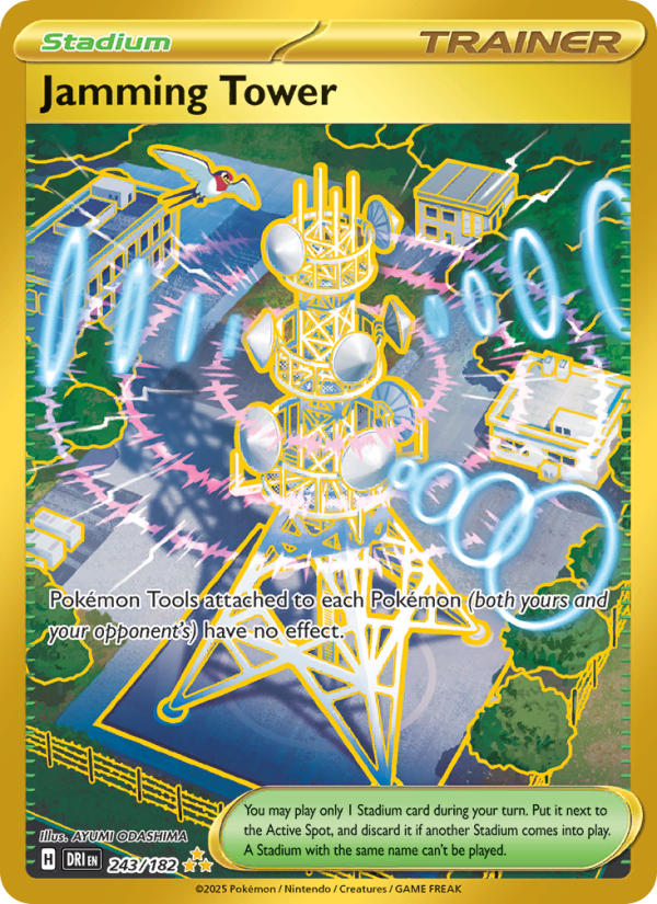 Jamming Tower 243/244 — Destined Rivals (English Pokémon TCG card)