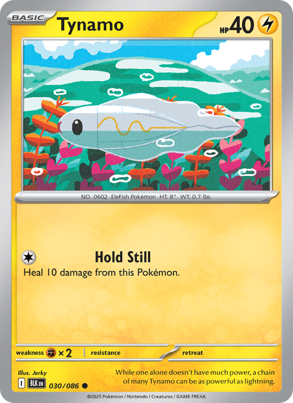 Tynamo 030/172 — Black Bolt (English Pokémon TCG card)