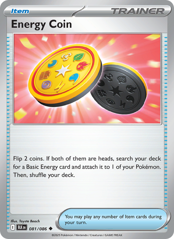 Energy Coin 081/172 — Black Bolt (English Pokémon TCG card)
