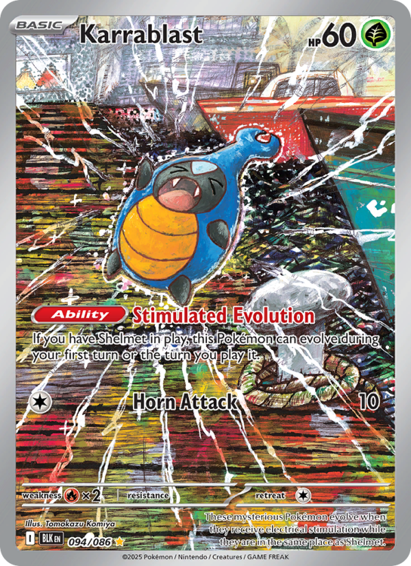 Karrablast 094/172 — Black Bolt (English Pokémon TCG card)
