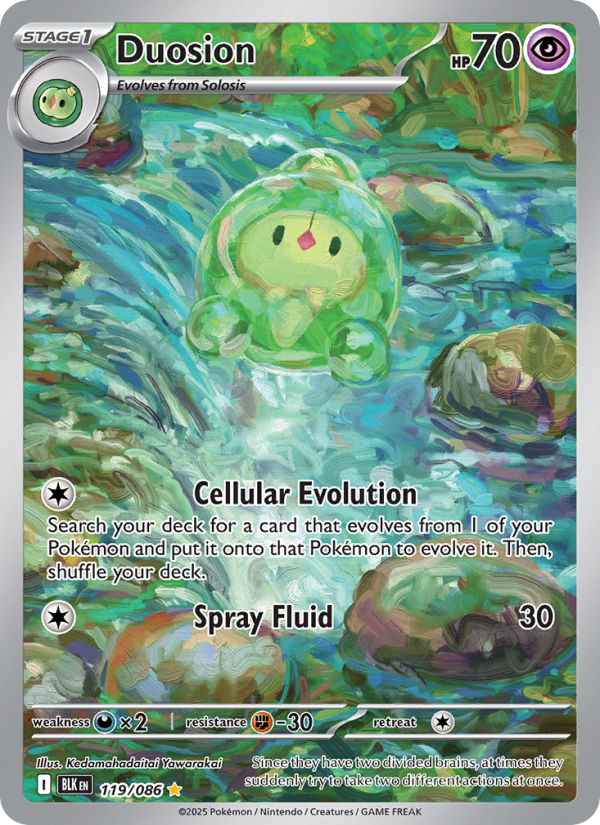 Duosion 119/172 — Black Bolt (English Pokémon TCG card)