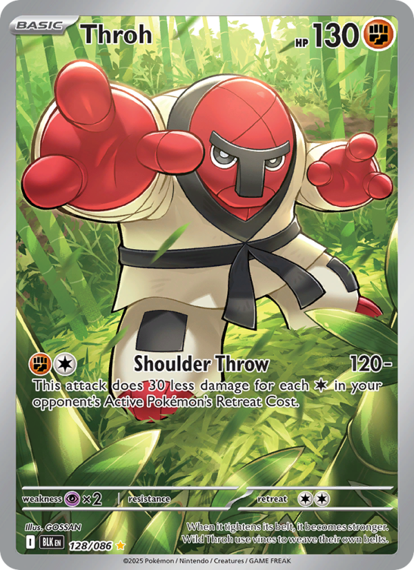 Throh 128/172 — Black Bolt (English Pokémon TCG card)