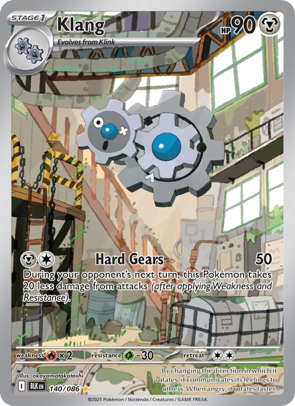 Klang 140/172 — Black Bolt (English Pokémon TCG card)