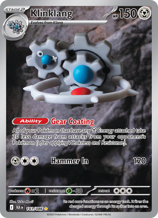 Klinklang 141/172 — Black Bolt (English Pokémon TCG card)