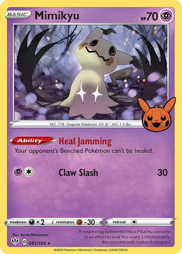 Mimikyu 081/30 — Trick or Trade 2022 (English Pokémon TCG card)