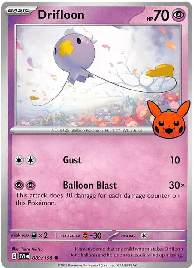 Sinistea 089/30 — Trick or Trade 2023 (English Pokémon TCG card)