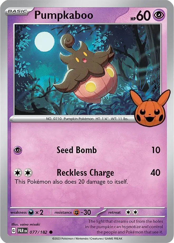 Pumpkaboo 008/30 — Trick or Trade 2024 (English Pokémon TCG card)